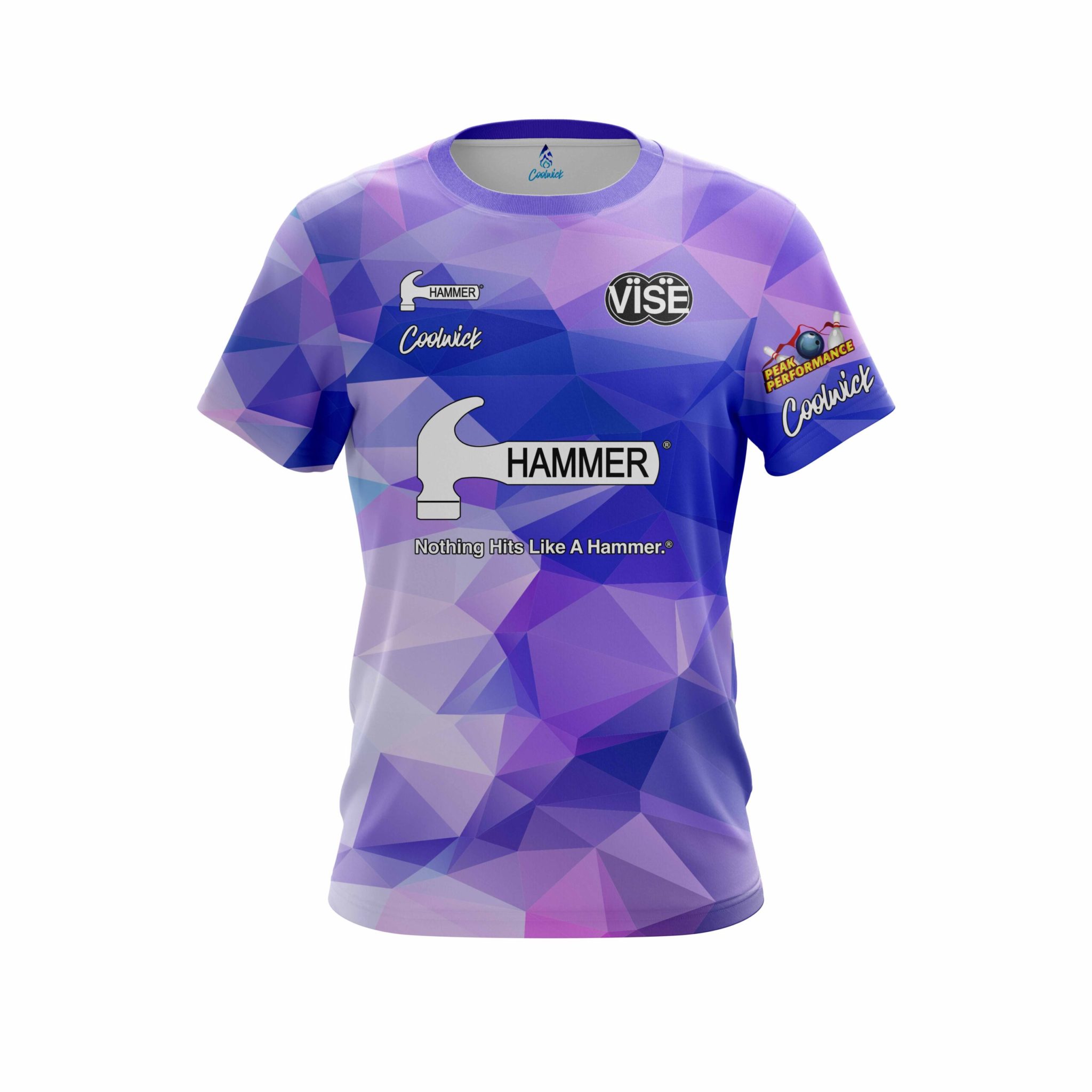 Hammer Giselle Poss CoolWick Purple Ice Bowling Jersey