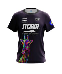 Josie Barnes Colorful Giraffe Replica CoolWick Bowling Jersey