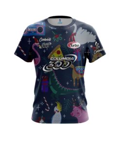 Katie Thornton Christmas Theme Columbia 300 Coolwick Bowling Jersey