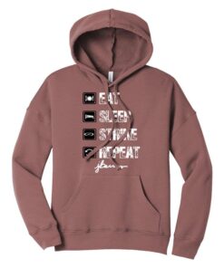 Josie Barnes CoolWick Eat Sleep Strike Repeat Hoodie