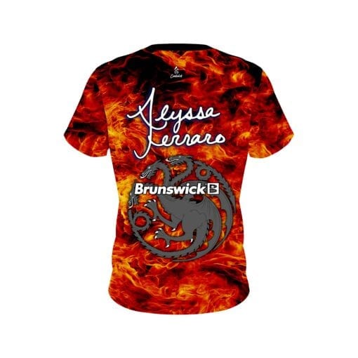 Brunswick Alyssa Ferraro Got Women CoolWick Bowling Jersey - Image 2