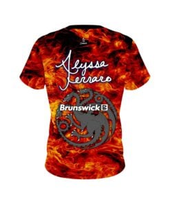 Alternative view of Brunswick Alyssa Ferraro Got Women CoolWick Bowling Jersey