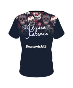 Alternative view of Brunswick Alyssa Ferraro Skulls CoolWick Bowling Jersey