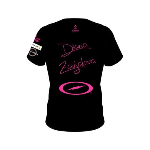 Storm Diana Zavjalova Black Pink CoolWick Bowling Jersey - Image 2