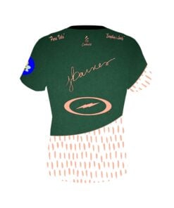 Alternative view of Josie Barnes Peachy Green Replica CoolWick Bowling Jersey