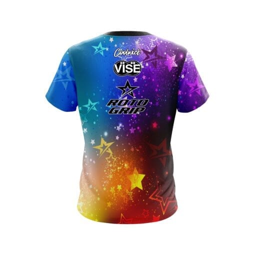 Stefanie Johnson Roto Grip White Forever Be Cool Unicorn CoolWick Bowling Jersey - Image 2