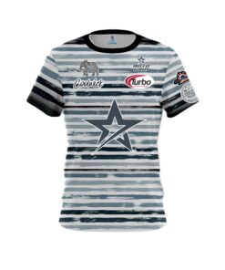 Jordan Richard Grey Stripes Replica CoolWick Bowling Jersey