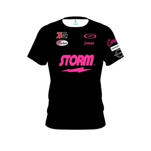 Storm Diana Zavjalova Black Pink CoolWick Bowling Jersey