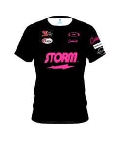 Storm Diana Zavjalova Black Pink CoolWick Bowling Jersey