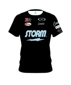 Storm Diana Zavjalova Black Light Blue CoolWick Bowling Jersey