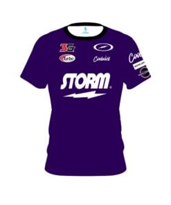 Storm Diana Zavjalova Purple White CoolWick Bowling Jersey