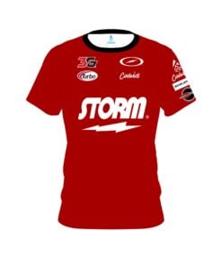 Storm Diana Zavjalova Red White CoolWick Bowling Jersey