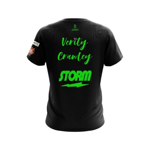 Verity Crawley Black Lime Replica CoolWick Bowling Jersey - Image 2