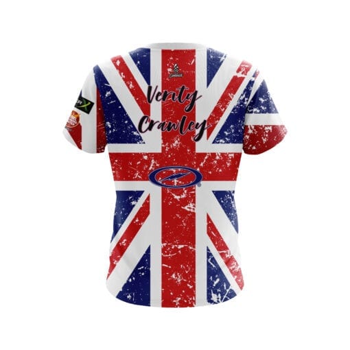 Verity Crawley British Flag Replica CoolWick Bowling Jersey - Image 2