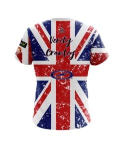 Alternative view of Verity Crawley British Flag Replica CoolWick Bowling Jersey