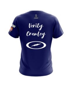 Alternative view of Verity Crawley Royal Blue Replica CoolWick Bowling Jersey