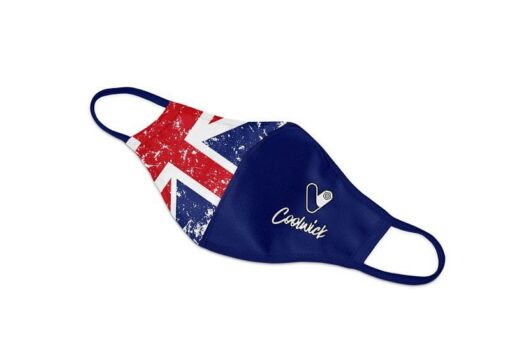 Coolwick Verity Crawley England Colored Flag Dye Sublimated Mask - Image 2