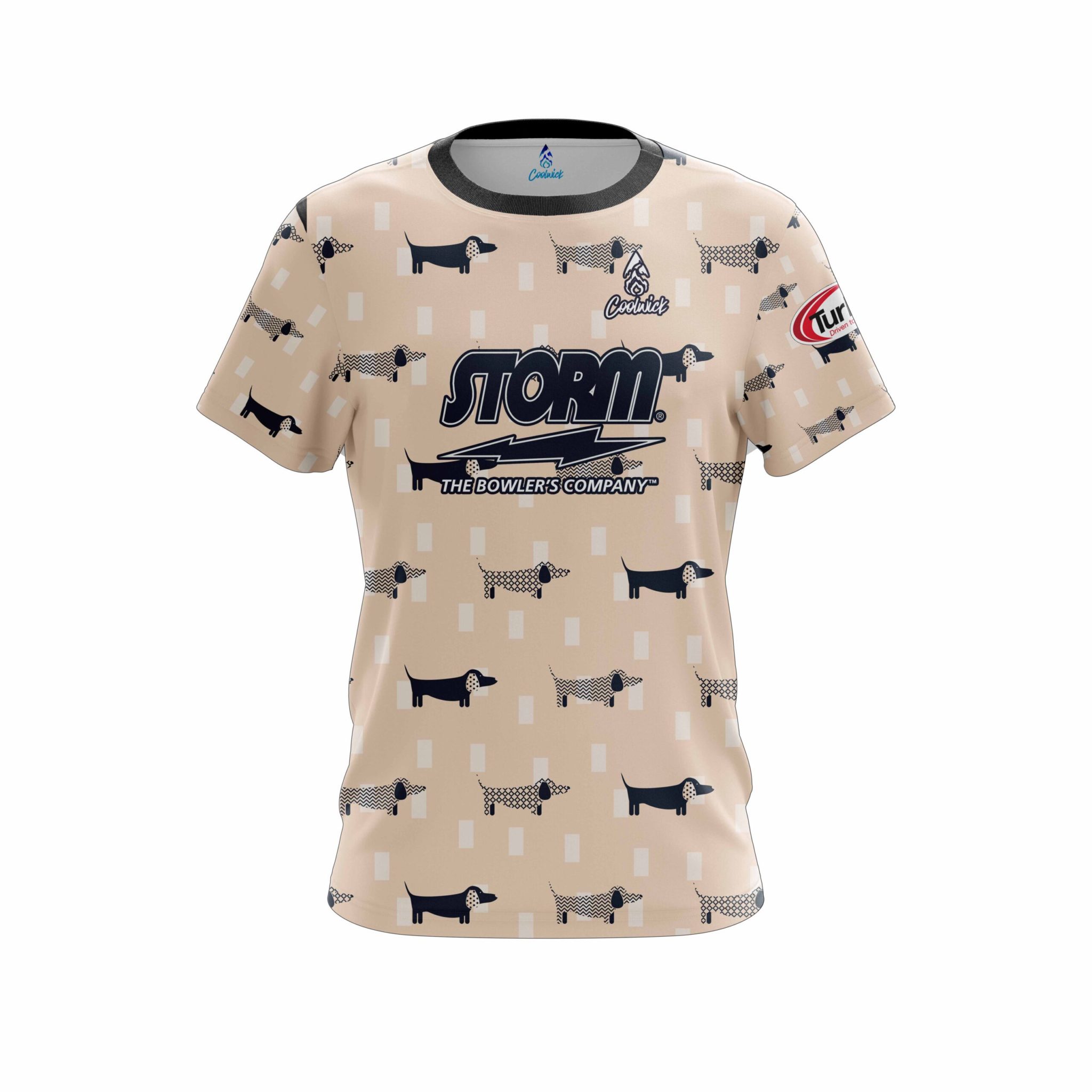 Jacqueline Evans Storm Dachshund Dog CoolWick Bowling Jersey