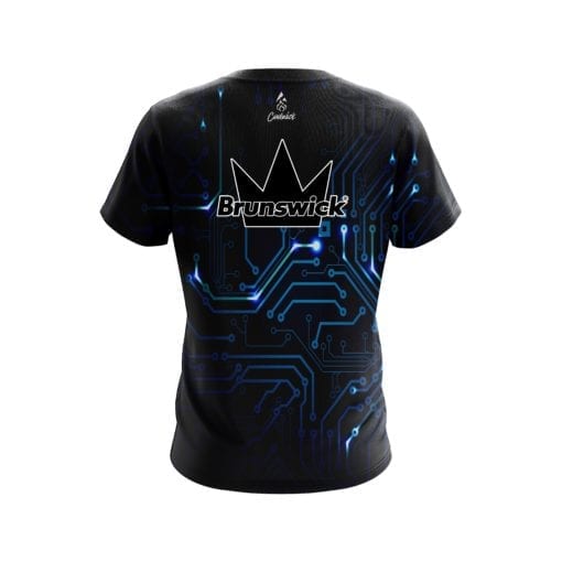 Brunswick Circuit CoolWick Bowling Jersey - Image 2