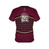 Big Bowling Maroon Barricade CoolWick Bowling Jersey - Image 2