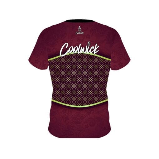 Signature Maroon Barricade CoolWick Bowling Jersey - Image 2