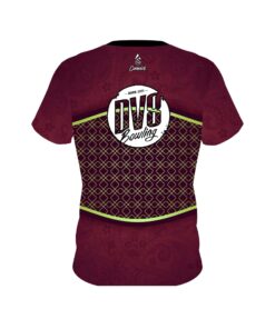 Alternative view of DV8 Maroon Barricade CoolWick Bowling Jersey