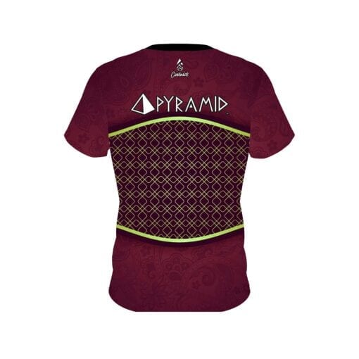 Pyramid Maroon Barricade Bowling Jersey - Image 2