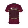 Pyramid Maroon Barricade Bowling Jersey - Image 2