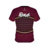 Radical Maroon Barricade CoolWick Bowling Jersey - Image 2