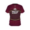 Roto Grip Maroon Barricade CoolWick Bowling Jersey - Image 2
