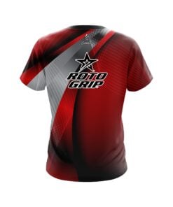 Alternative view of Roto Grip Red Oblique CoolWick Bowling Jersey