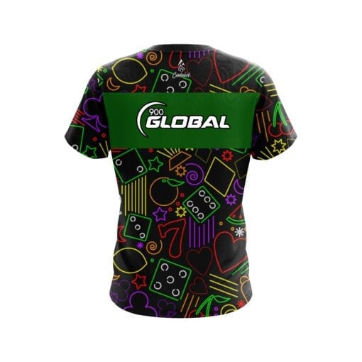 900 Global Vegas Baby CoolWick Bowling Jersey - Image 2