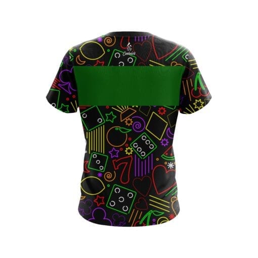 Plain Vegas Baby CoolWick Bowling Jersey - Image 2