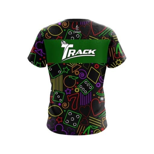 Track Vegas Baby CoolWick Bowling Jersey - Image 2