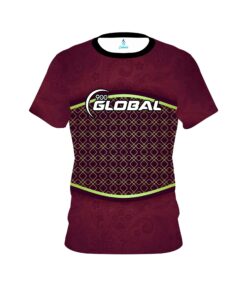 900 Global Maroon Barricade CoolWick Bowling Jersey