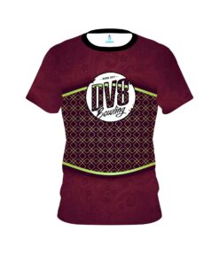 DV8 Maroon Barricade CoolWick Bowling Jersey