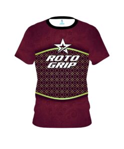 Roto Grip Maroon Barricade CoolWick Bowling Jersey