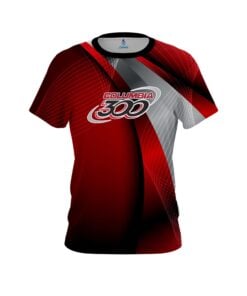 Columbia 300 Red Oblique CoolWick Bowling Jersey