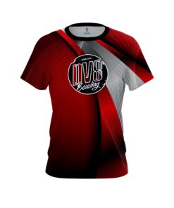 DV8 Red Oblique CoolWick Bowling Jersey