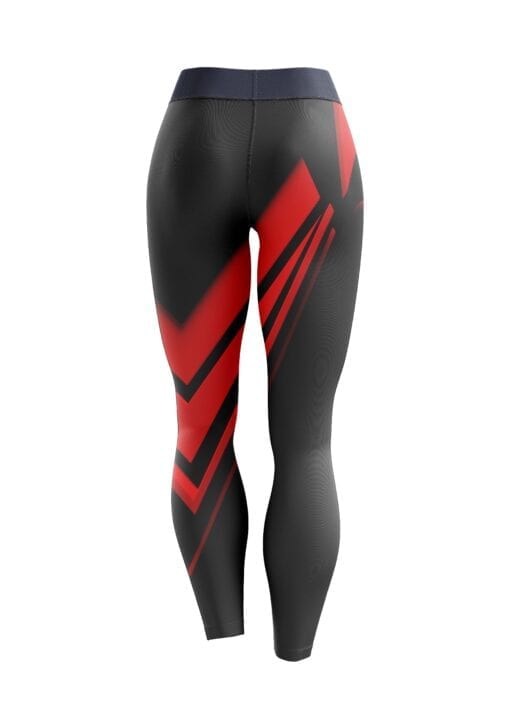Steaming Dynamic Red CoolWick Leggings - Image 2