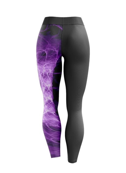 Purple Electric Tornado CoolWick Leggings - Image 2