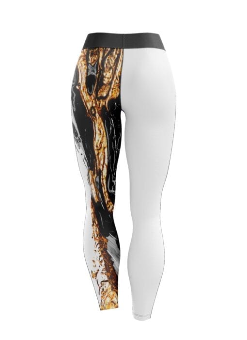 Liquid Black and Gold CoolWick Leggings - Image 2