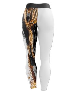 Alternative view of Liquid Black and Gold CoolWick Leggings