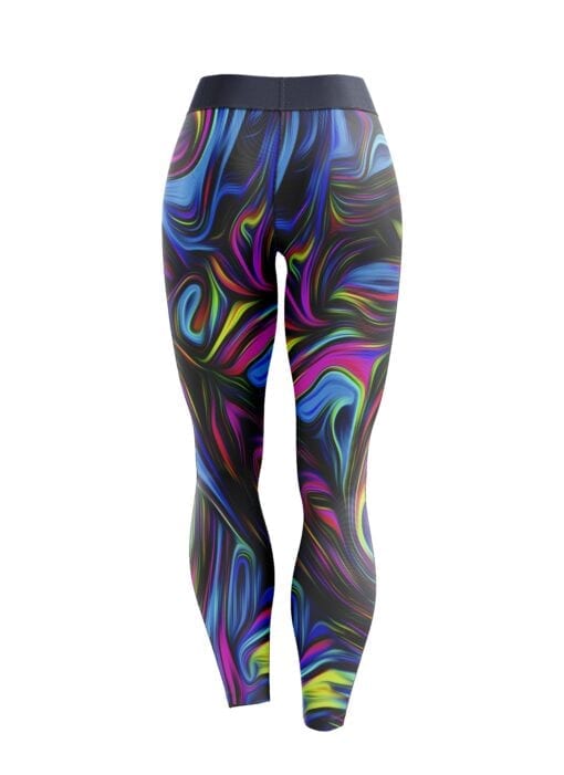 Psychadelic Swirl CoolWick Leggings - Image 2