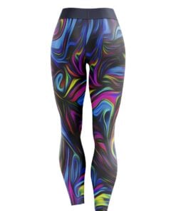 Alternative view of Psychadelic Swirl CoolWick Leggings