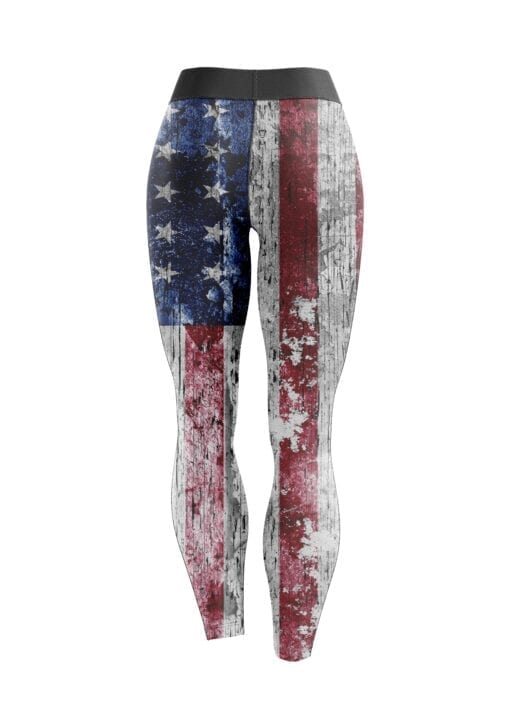 Rustic Flag CoolWick Leggings - Image 2