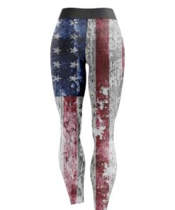 Alternative view of Rustic Flag CoolWick Leggings
