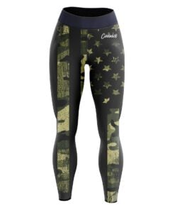 Camouflage Flag CoolWick Leggings