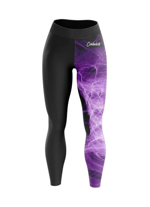 Purple Electric Tornado CoolWick Leggings