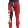 Electric Red Tornado CoolWick Leggings